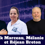 Yannick Marceau, Mélanie Séguin, Benoit Therrien et Réjean Breton de l'APDQ, qui discutent dans ce podcast d'actualités et de camionnage.