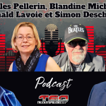 Charles Pellerin, Blandine Michaud, Raynald Lavoie et Simon Deschênes, qui participent à ce podcast sur la radio des camionneurs de Truck Stop Québec.