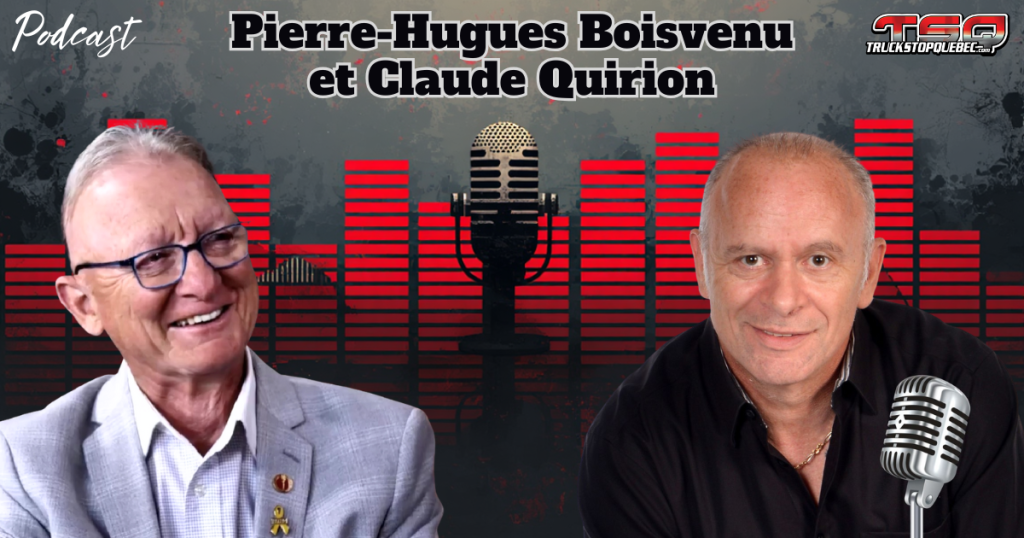Sur la radio des camionneurs : Pierre-Hugues Boisvenu et Claude Quirion.