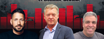 Yannick Marceau, Réal Gagnon et Dominic Beaulac, qui participent à ce podcast sur la radio des camionneurs de Truck Stop Québec.
