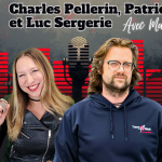 Charles Pellerin, Marie Saint-Laurent, Patrick Gagnon et Luc Sergerie qui participent à ce podcast sur la radio des camionneurs de Truck Stop Québec.