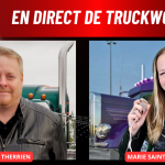 Benoit Therrien et Marie Saint-Laurent qui, dans ce podcast, nous parlent en direct du TruckWorld de Mississauga, le plus grand salon du camionnage au pays.