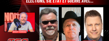 Benoit Therrien reçoit sur la radio des camionneurs de Truck Stop Québec Serge Lampron, Richard Corbeil et Hans Mercier.