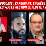 Benoit Therrien reçoit Charles Pellerin, Steve Bouchard de Transport Routier, et Samuel Bibeau de FLEET Solution, pour discuter camionnage sur les ondes de Truck Stop Québec.