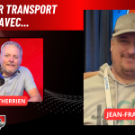 Jean-François Tessier au micro de Benoit Therrien sur Truck Stop Québec pour célébrer les 20 ans de Transport JF Tessier.