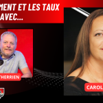 Caroline Bergeron au micro de Benoit Therrien pour parler de financement dans le camionnage.