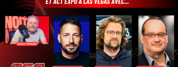 Yannick Marceau, Patrick Gagnon, Steve Bouchard sont au micro de Benoit Therrien, expert en transport, sur la radio des camionneurs de Truck Stop Québec.
