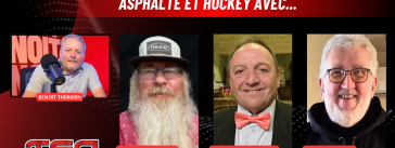 Jean-François Maltais, Yves Charlebois et Jean-Claude Richard au micro de Benoit Therrien sur la radio du camionnage de Truck Stop Québec.