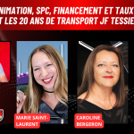 Marie Saint-Laurent, Caroline Bergeron, Jean-François Tessier au micro de Benoit Therrien pour parler du camionnage sur Truck Stop Québec.