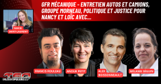 Sur la radio du camionnage, Marie Saint-Laurent reçoit Francis Rouleau, Anouk Petit du Groupe Morneau, Alex Boissonneault et Mélanie Séguin.