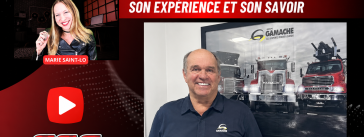 Daniel Lamanque, Groupe Gamache Centre du Camion, qui partage son expérience et son savoir avec Marie Saint-Laurent sur Truck Stop Québec.